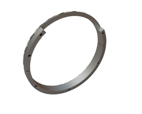 Wear ring outside right 2-parts, Ø812/Ø735x90 for Doppstadt Umwelttechnik GmbH 