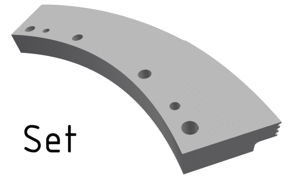 Wear ring right side hardened for Vecoplan LLC (Retech) Vecoplan V-EBS 2500