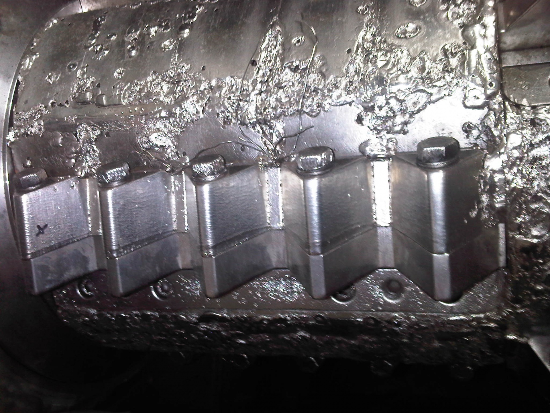 A look inside a shredder capable of breaking down tyres