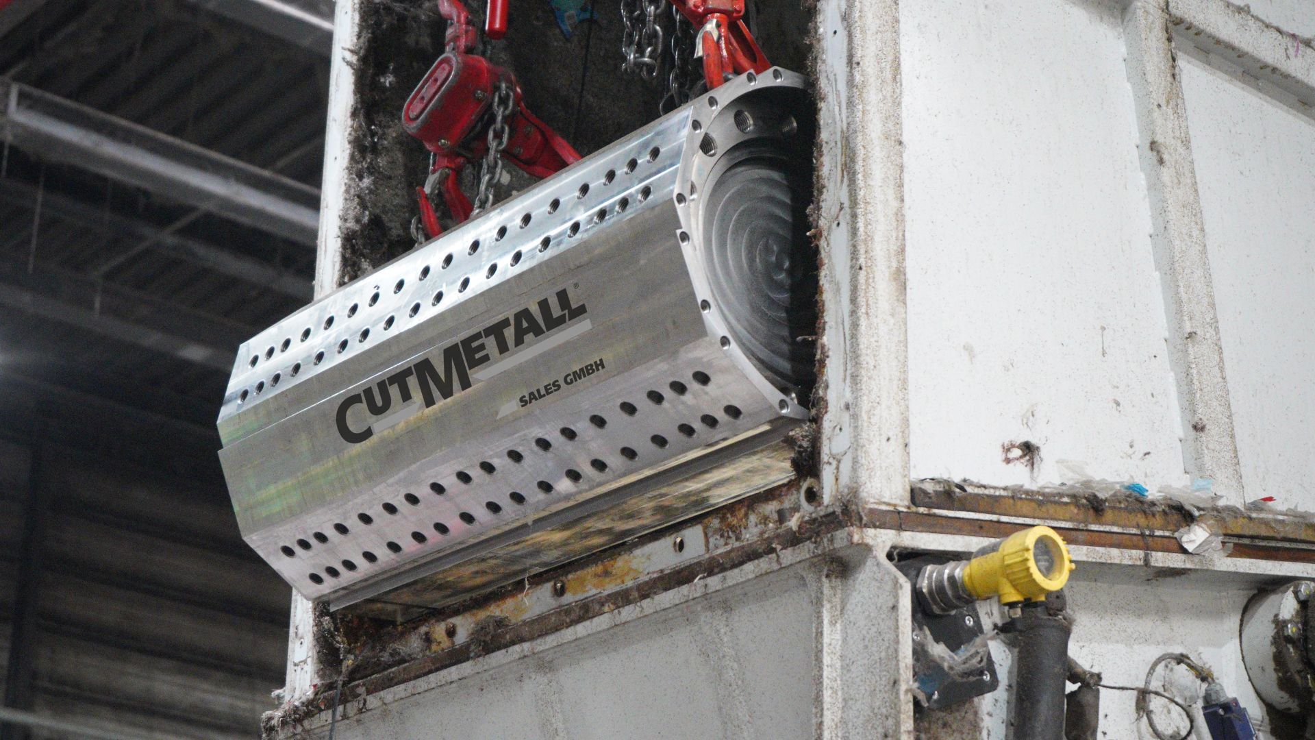 A CUTMETALL rotor with the company logo
